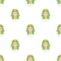Egyptian pharaoh pattern seamless vector