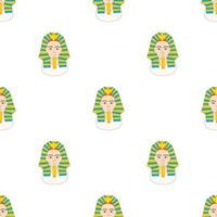 Egyptian pharaoh pattern seamless vector