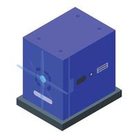 Hologram digital icon isometric vector. Planet engine vector