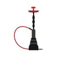 Hookah icon, flat style vector