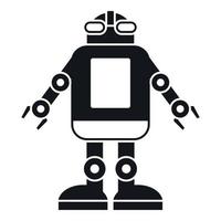 Automation machine robot icon, simple style vector