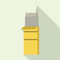 Welder pack of sticks icon, flat style vector