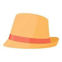 Man hat icon, cartoon style vector