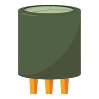 Triode icon, cartoon style vector