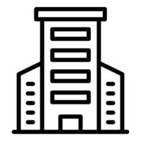 Business centre icon outline vector. Modern city vector