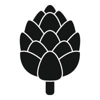 Diet artichoke icon simple vector. Food plant vector