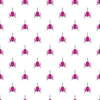 Spider pattern, cartoon style vector
