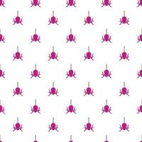 Spider pattern, cartoon style vector