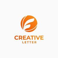 Creative letter logo, alphabet design, letter f design, geometric alphabet logo, letter gradient logo vector