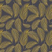 Vector modern seamless pattern. Doodle flat images of feathers different size and shape. Wrapping paper and background decoration.