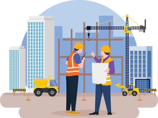 Construction real estate building project