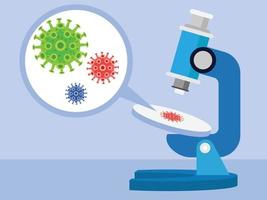 Corona virus research lab vector