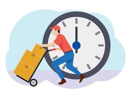 Express delivery service fast illustration vector