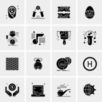 16 Universal Business Icons Vector Creative Icon Illustration to use in web and Mobile Related project