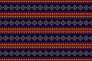 Fabric Aztec pattern background. Geometric ethnic oriental seamless pattern traditional. Mexican style. vector