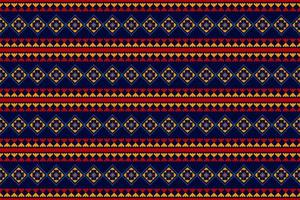 Fabric Aztec pattern background. Geometric ethnic oriental seamless pattern traditional. Mexican style. vector