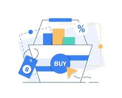 buy digital assets,An animated design of digital marketing vector