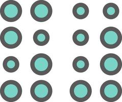 Braille Vector Icon Design