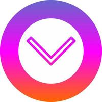 Chevron Circle Down Vector Icon Design