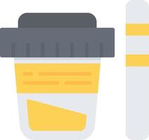 Urine Test Creative Icon Design vector