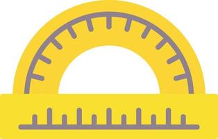 Protractor Creative Icon Design vector