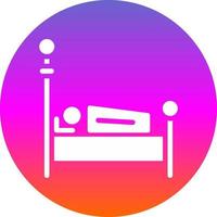 diseño de icono de vector de cama