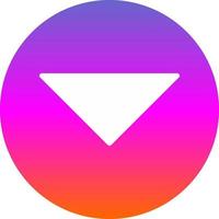 Caret Down Vector Icon Design