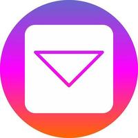 Caret Square Down Vector Icon Design