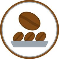 Coffee Beans Vector Icon Design