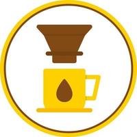 Coffee Dripper Vector Icon Design