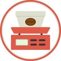 Coffee Scale Vector Icon Design