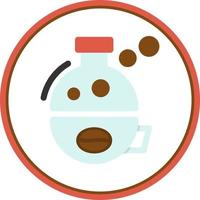 diseño de icono de vector de ciencia de café