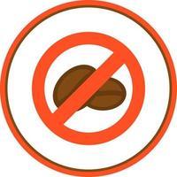 No Caffeine Vector Icon Design