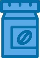 Coffee Jar Vector Icon Design