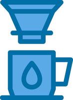 Coffee Dripper Vector Icon Design