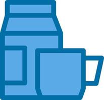 Coffee Milk Vector Icon Design