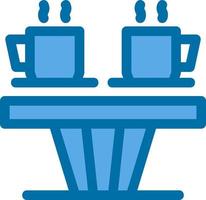 Coffee Table Vector Icon Design