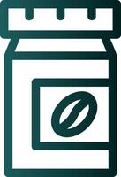 Coffee Jar Vector Icon Design