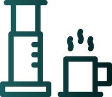 Aeropress Vector Icon Design