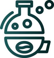 Coffee Science Vector Icon Design