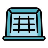 Hurling gate icon color outline vector