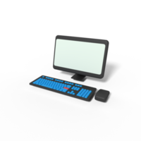 3d illustration of computer device png