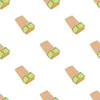 Mousetrap with money pattern seamless vector
