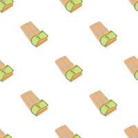 Mousetrap with money pattern seamless vector