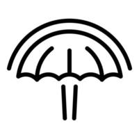 Law umbrella icon outline vector. Copyright patent vector