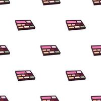 Makeup palette pattern seamless vector
