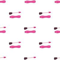 Pink lip gloss pattern seamless vector