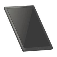 Tablet pc mockup, realistic style vector