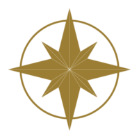 Compass Silhouette for Icon, Symbol, Apps, Website, Pictogram, Art Illustration or Graphic Design Element. Format PNG