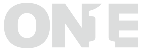 'one'-Ausdrucksschriftillustration für Logo, Kunstillustration, Piktogramm, Apps, Website oder Grafikdesignelement. PNG-Format png